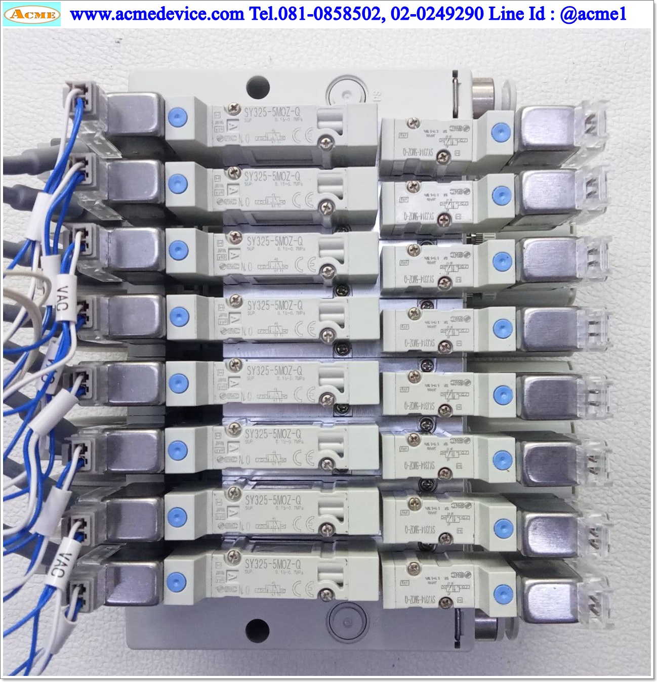 Vacuum Ejector SMC รุ่น ZZK208-A2L-X211, -91kPa, PNP, 24Vdc (8)