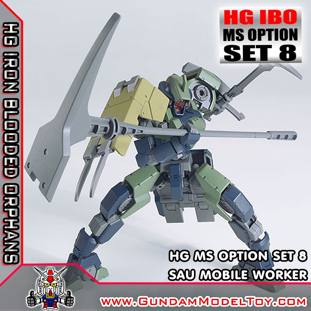 HG 1/144 MS OPTION SET 8 & SAU MOBILE WORKER