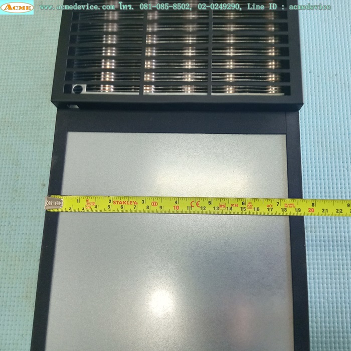 พัดลมระบายความร้อน รุ่น ENH-130L (R)-200-FK + Royal Fan UT675D-TP, 200Vac, 43/40W, ขนาด 195 mm. x 710 mm. x 110 mm.( Cool Changer Heat Exchanger)