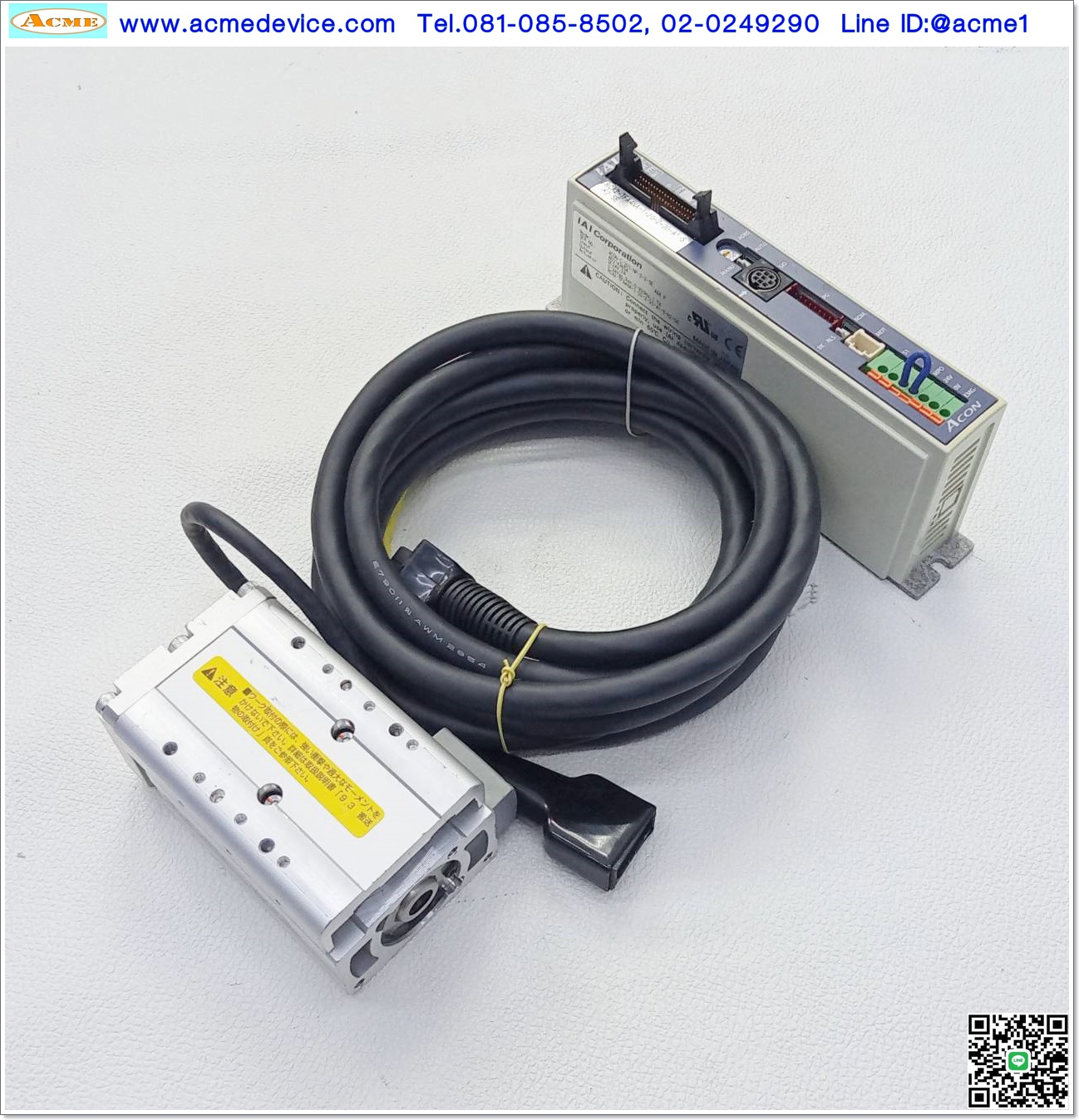 Actuator IAI Drive รุ่น ACON-C-20I-NP-2-0-SE & RCA2-TWA4N-I-20-2-30-A1-S-K2-SE, Stroke 30 mm.