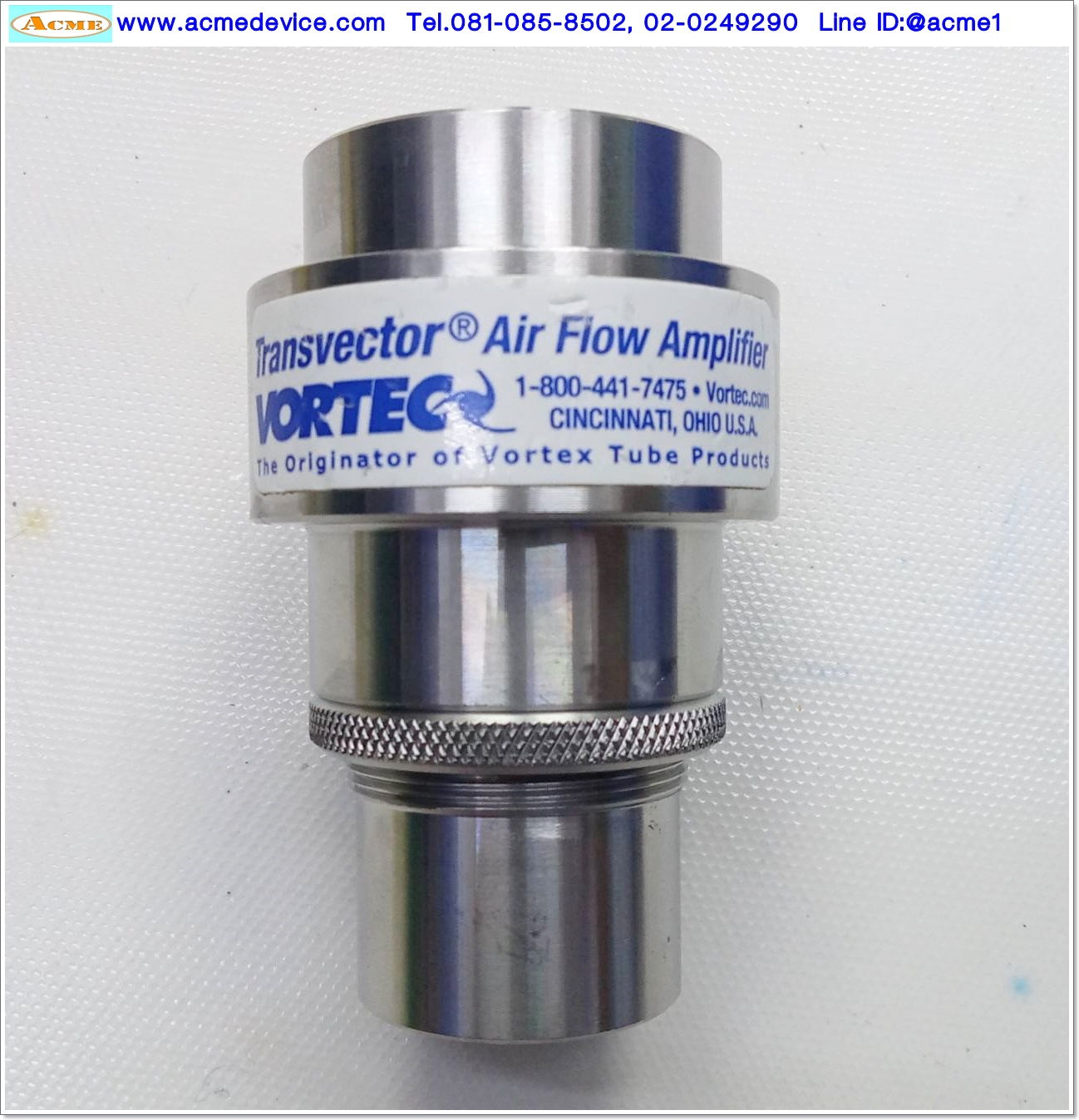 Vacuum Flow Vortec รุ่น 902XSS, Transvector Jet, 5773 SLPM, Amplification 1:12