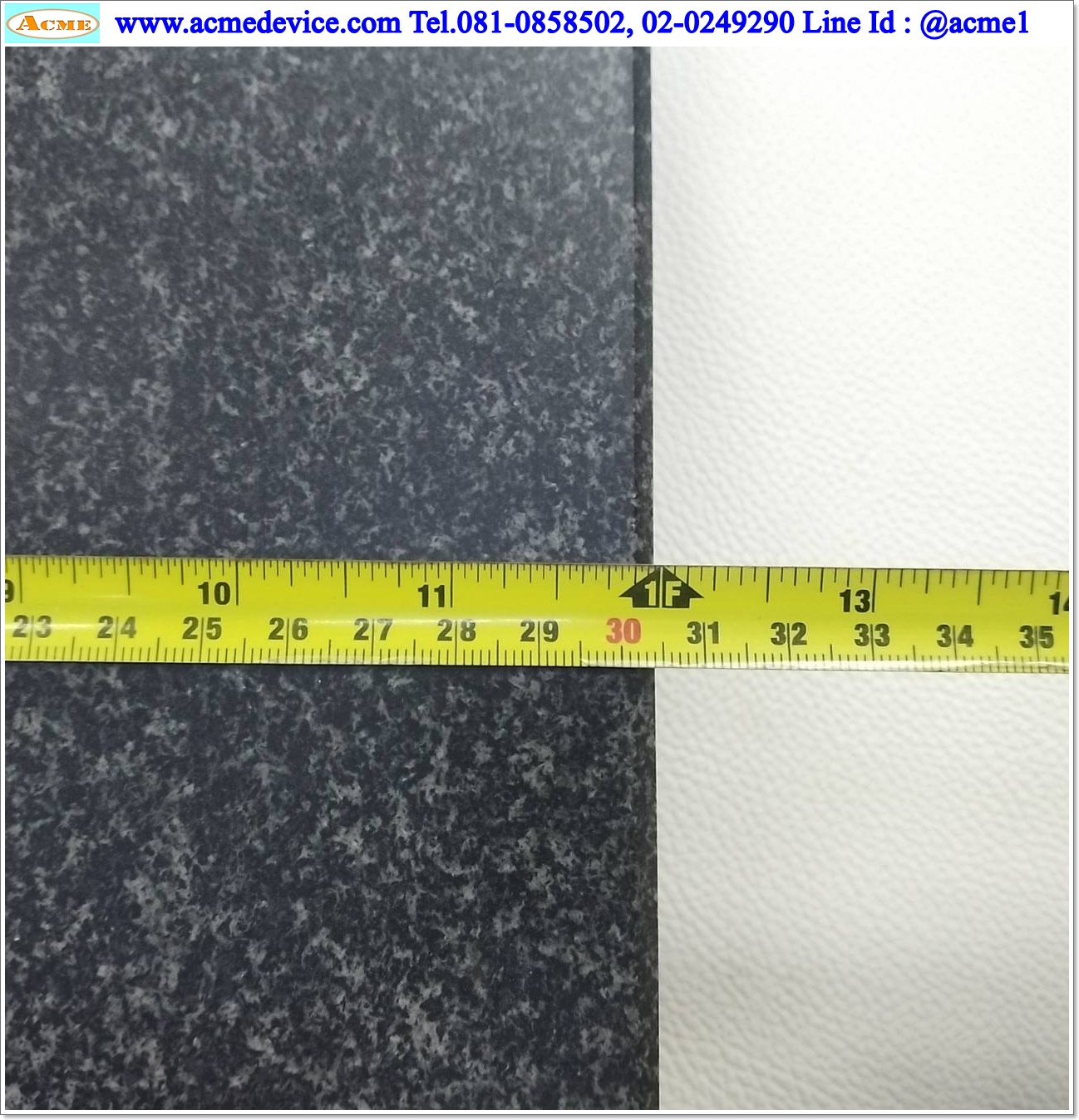 Granite Precition Stone Surface Plate Eron รุ่น E-230, ขนาด 300 mm x 300 mm x 79 mm.