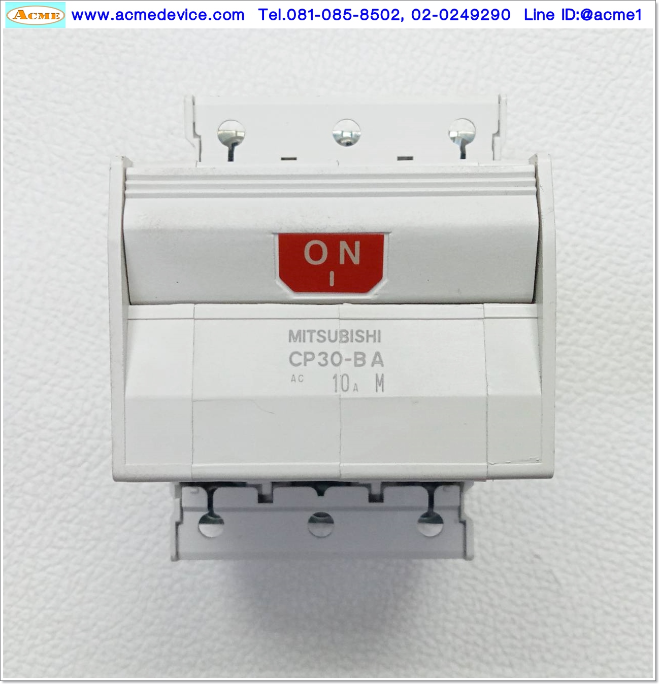 Breaker 3P Mitsubishi รุ่น CP30-BA, 10A