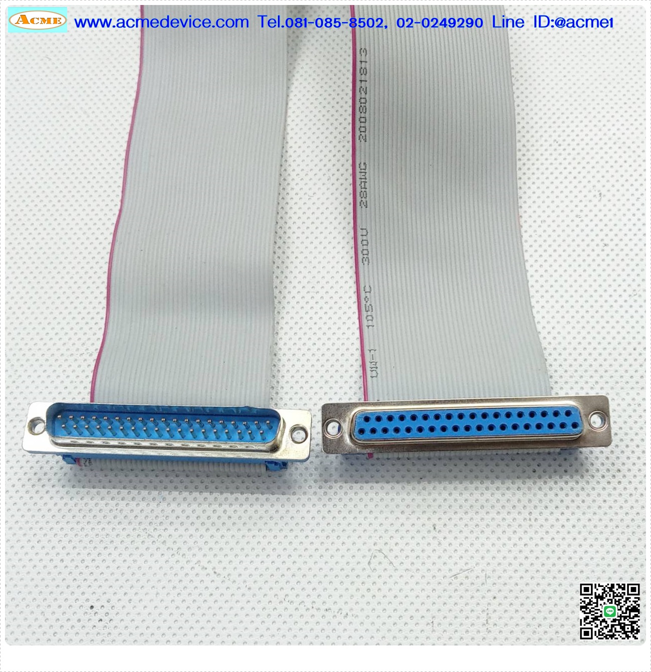 สายแพร & Connector 37 Pin, ยาว 630 mm.