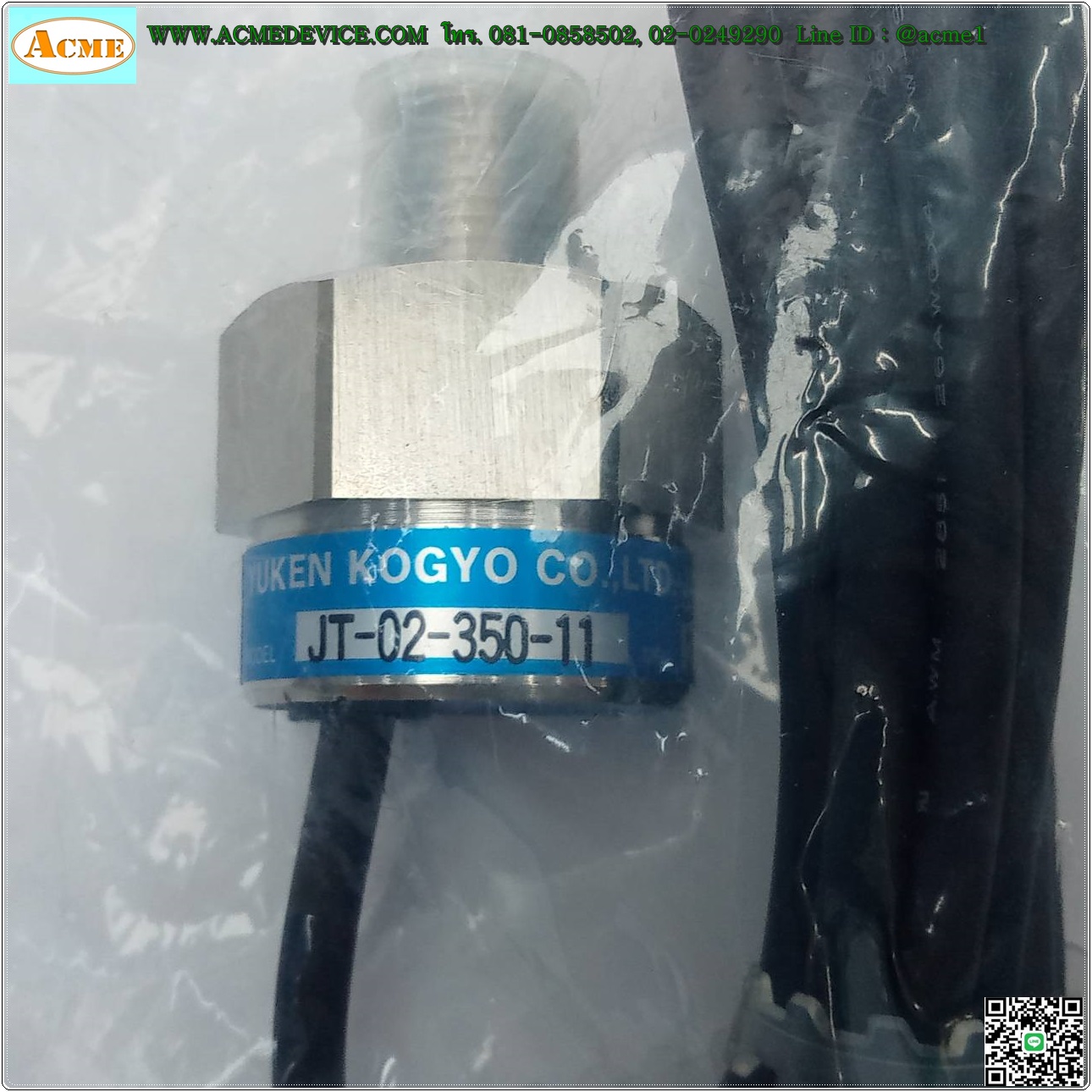 Pressure YUKEN รุ่น JT-02-350-11, 3.5 to 35MPa, Output Open Collector (Photocoupler Insulated), Power Input 10 to 28 Vdc