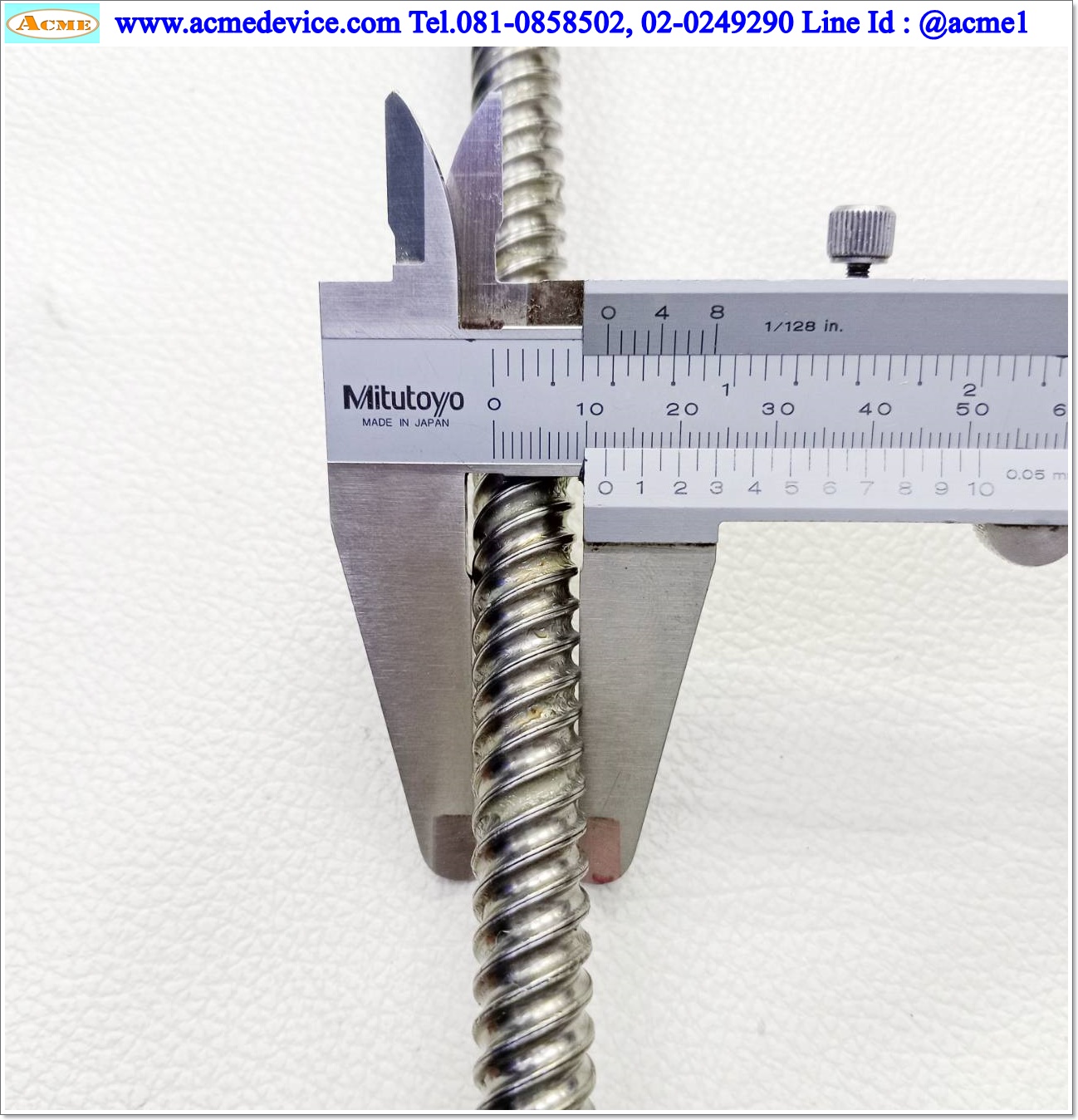 Ball Scew ??? รุ่น ???, ขนาดเพลา 12 x 710 mm., Stroke 570 mm., Pit 16 mm.