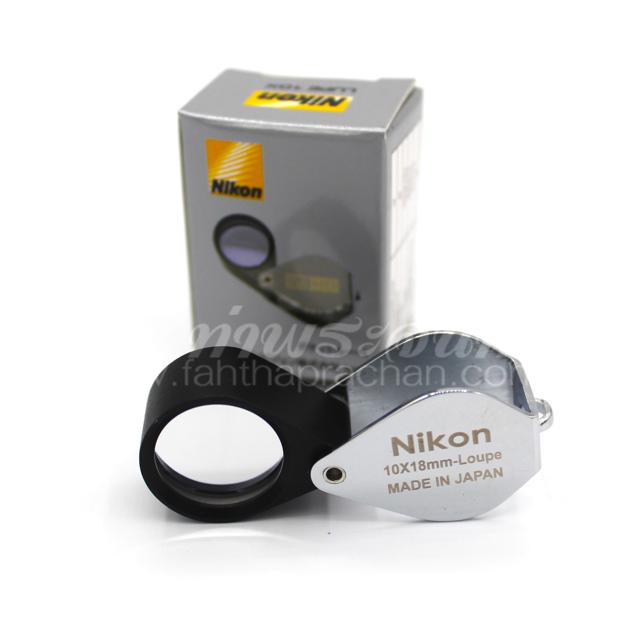 กล้องส่องพระ Nikon 10x สีเงิน