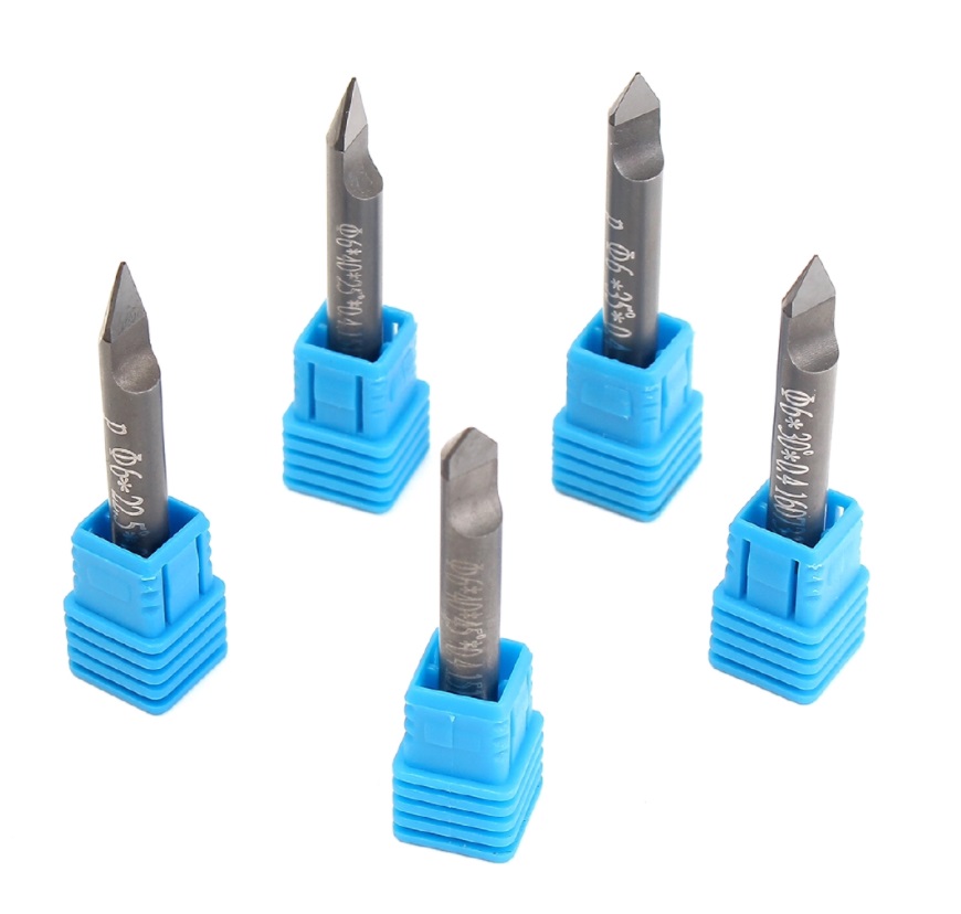 ดอกเพรช กัดหิน กัดหยก คมตัด 0.5 มม. มุม 90 แกน 6 มม Dimond engraving bit