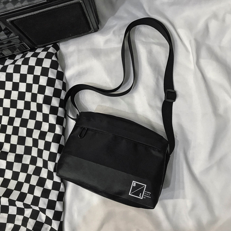 กระเป๋าคาดอก กระเป๋าสะพายข้าง popmelo BL | BLM001 black