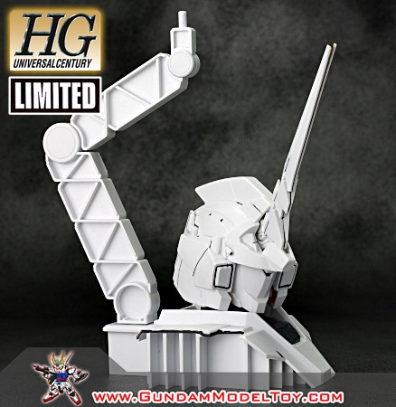 HGUC 1/144 LIMITED RX-0 UNICORN GUNDAM DESTROY MODE + HEAD DISPLAY BASE ลิมิตเตด ยูนิคอร์น กันดั้ม + เฮด ดิสเพลย์ เบส