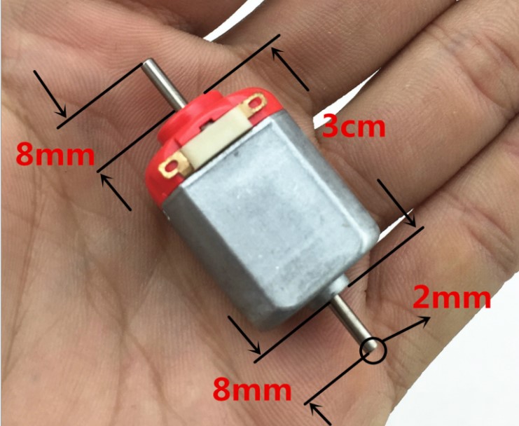 มอเตอร์ 2 แกน พร้อมคลิปยึด