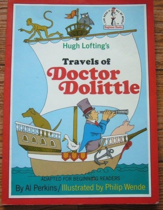 (4แถม4) Hugh Lofting's Travels of Doctor Dolittle Book by Al Perkins ราคา 95