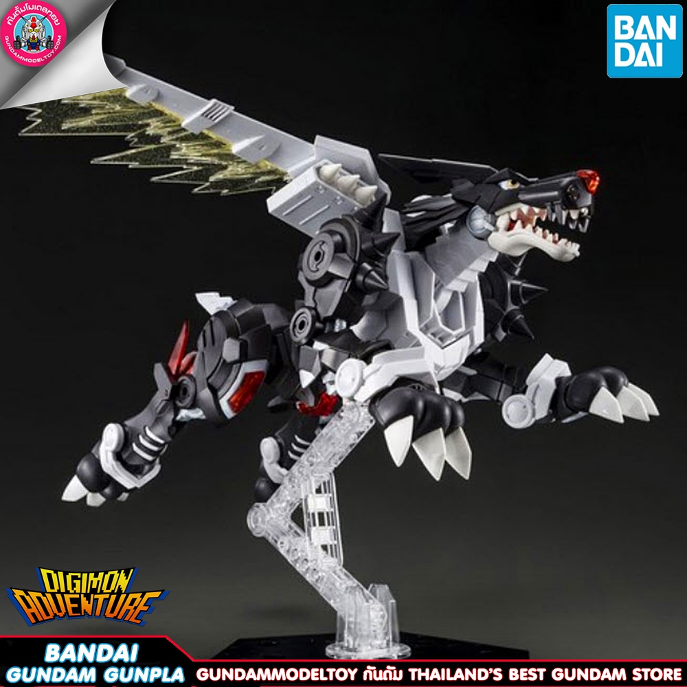 BANDAI ANIME FIGURE-RISE STANDARD AMPLIFIED METALGARURUMON BLACK VERSION โมเดล กันดั้ม กันพลา PS TOYLAND ร้านพีเอสทอยแลนด์