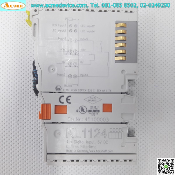 PLC Beckhoff รุ่น KL1124, Digital Input