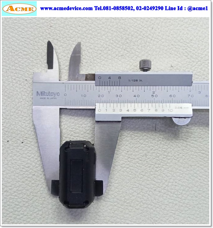 Ferrite Clamp, แกนเฟอร์ไรต์แบบข้อรัด รุ่น Dia.8 mm, ขนาด 19 mm x 35 mm