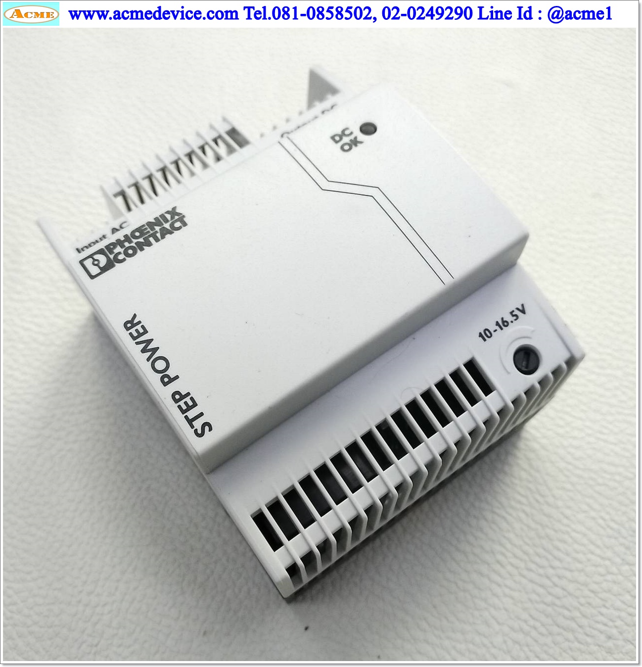 Power Supply Phoenix Contact รุ่น STEP-PS/1AC/12DC/5, Output 12V, 5A, 60W