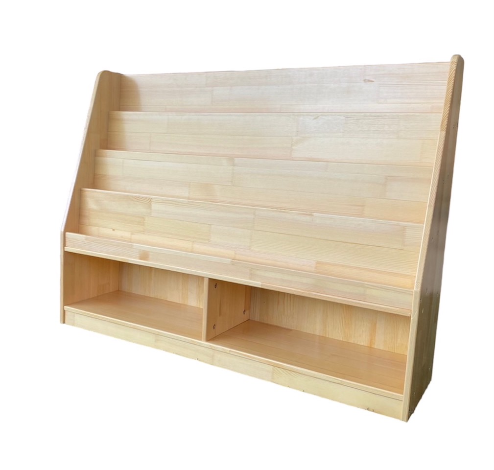 ชั้นวางหนังสือไม้