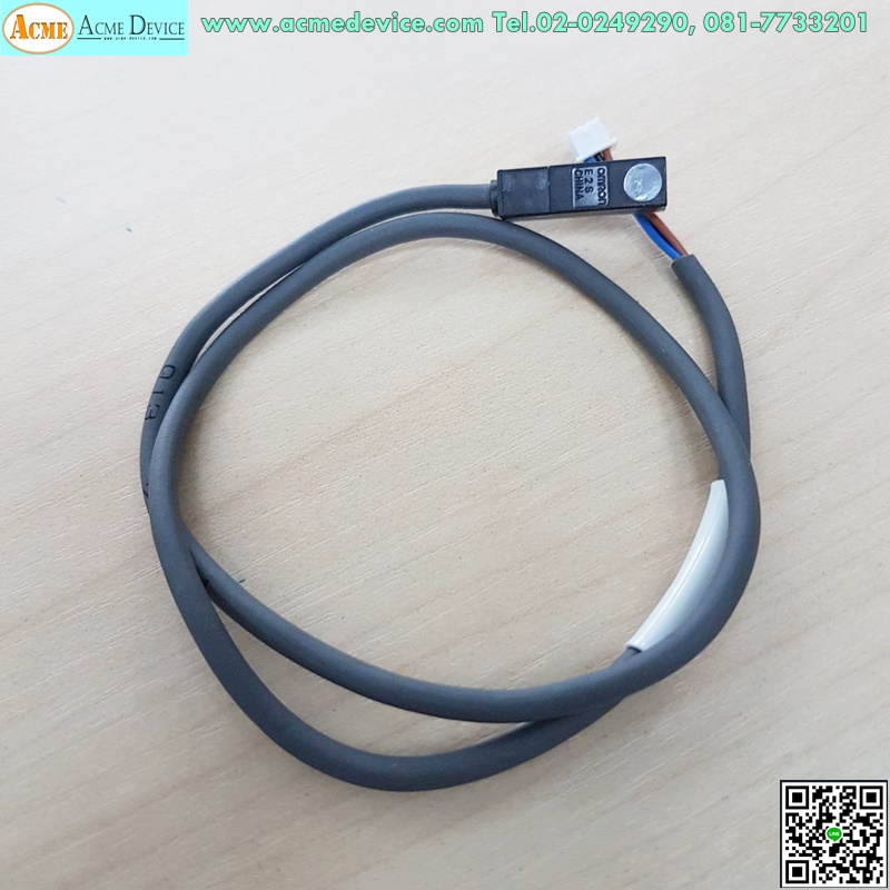 Proximity Omron รุ่น E2S-Q13, Front 5.5x5.5, ระยะ 1.6mm, 3wire, NPN, NO, Unshielded, Inductive