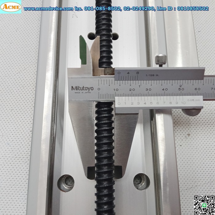 แกนสําเร็จรูป Ball Screw IAI รุ่น ???, ขนาด 80 mm x 750 mm, แกนโต 12 mm, Stroke 535 mm, Pit 4 mm