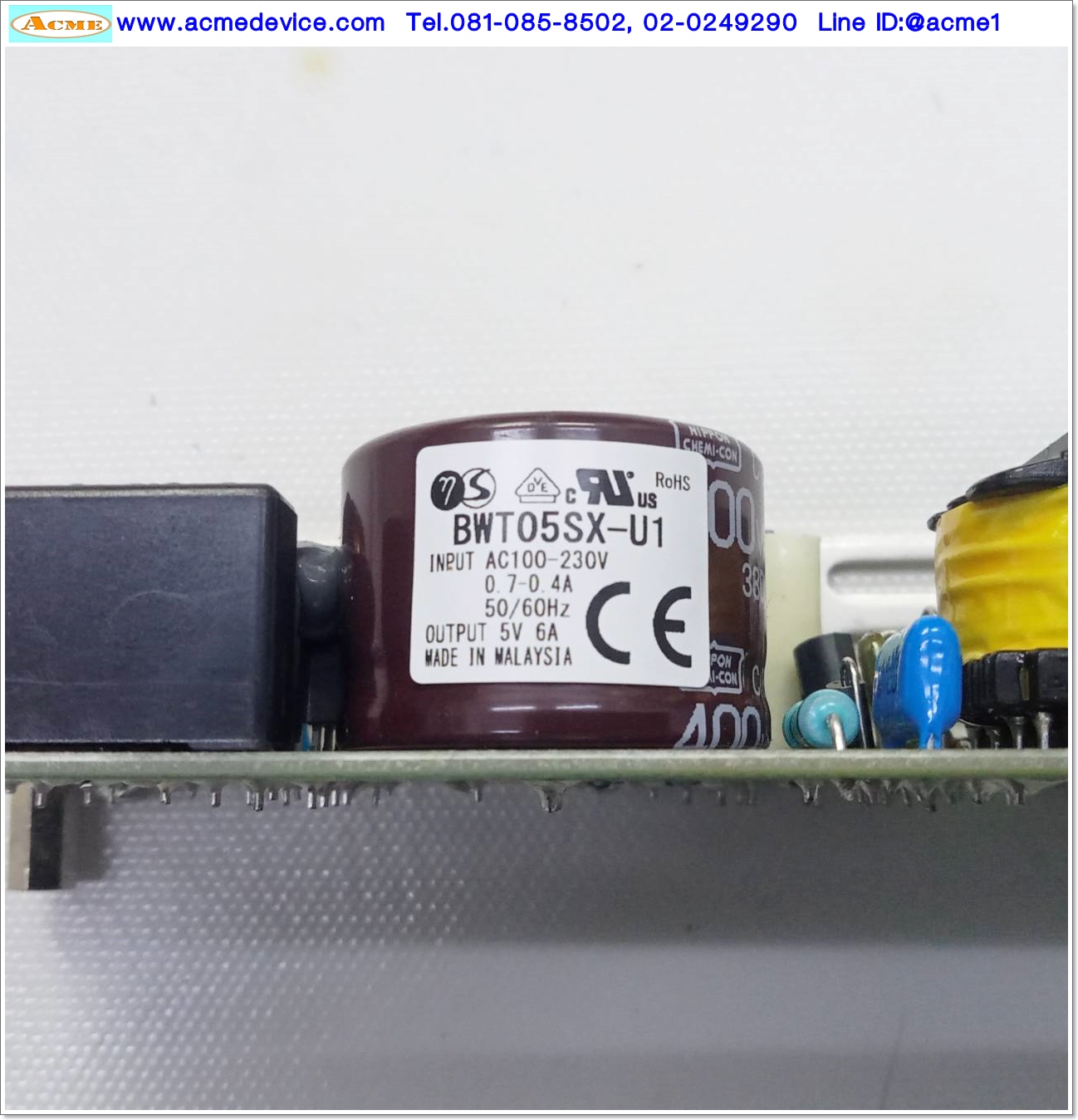 Power Supply ETA-USA รุ่น BWT05SX-U1, Output 5V, 6A , 30W