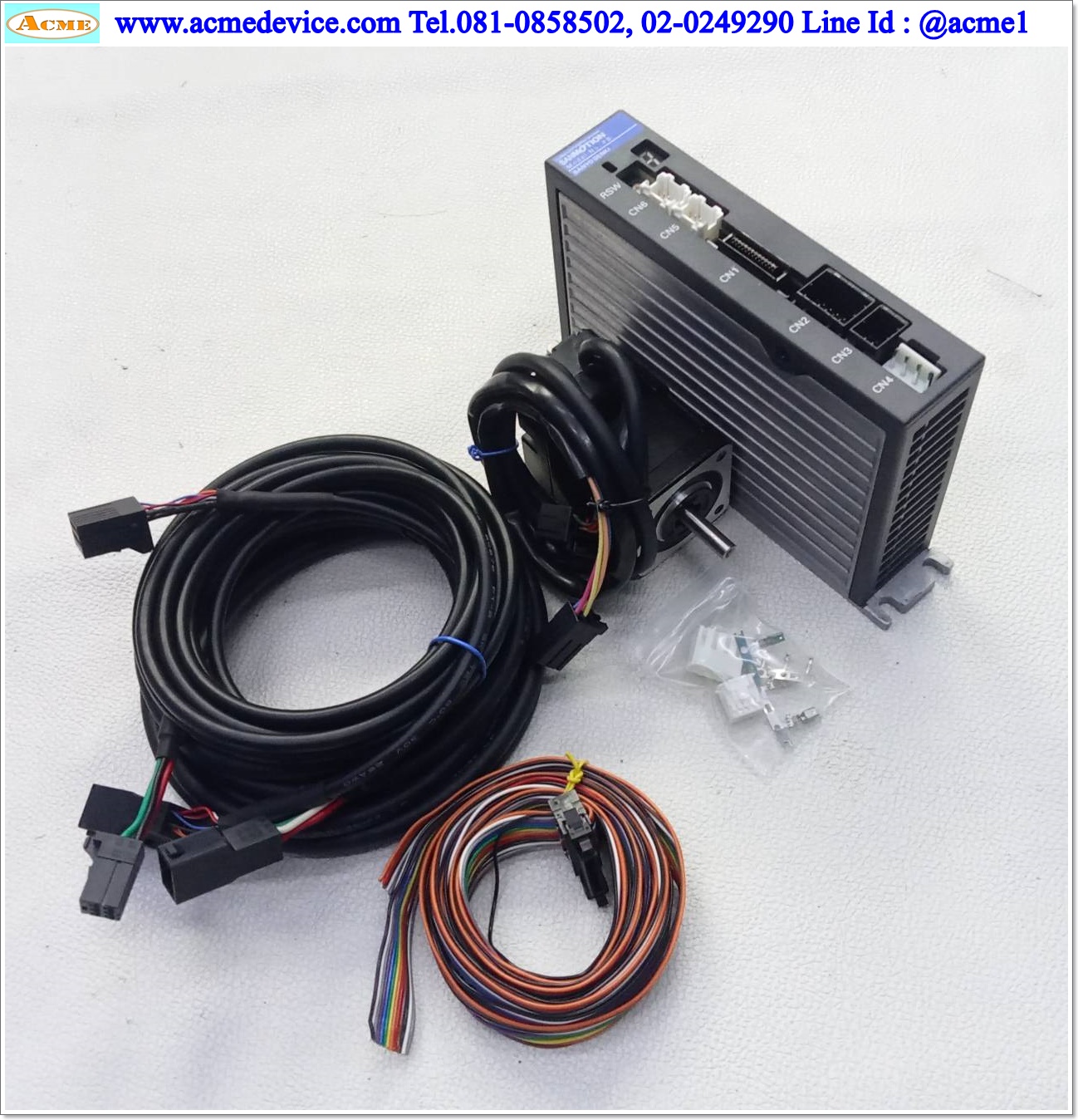 Closed Loop Stepper Sanyo Denki รุ่น PB3D003M200 & Motor PBM423FXE20, พร้อมสาย 3 เมตร