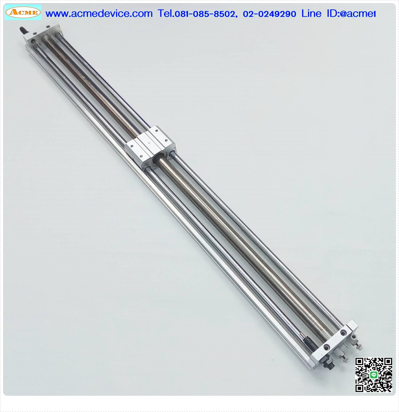 Rodless Cylinder SMC รุ่น NCDY2S25H-4000, Bore 25 mm, Stroke 1000 mm