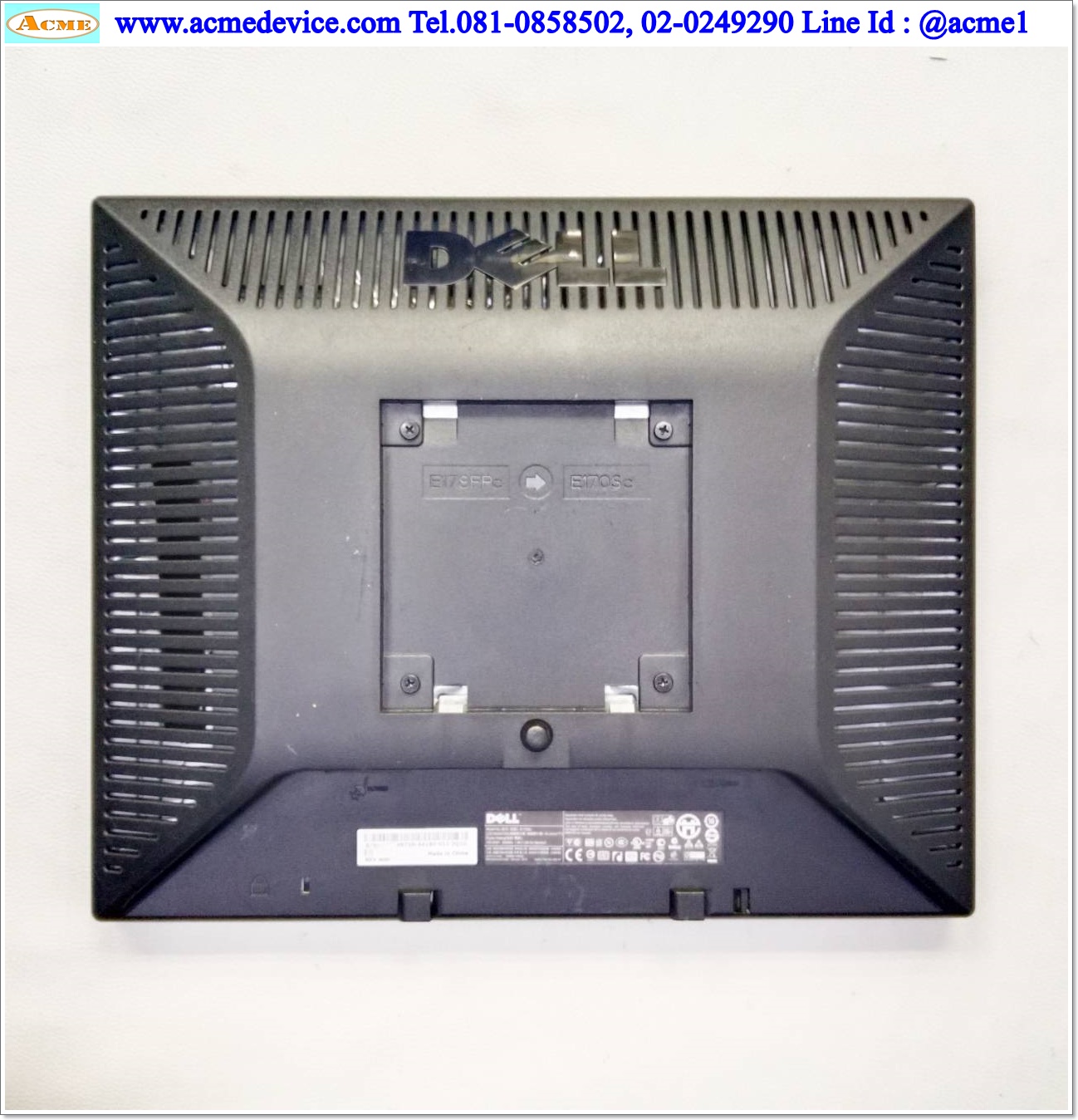 LCD Monitor Dell รุ่น E170Sc, 17", 100-240V, Interface VGA (ไม่มีขา)