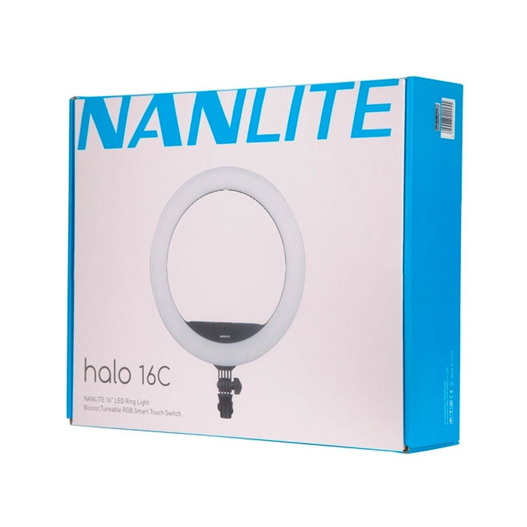 ไฟวงแหวน Nanlite Halo 16C Bi-Color Tunable RGBWW 16" LED Ring Light ประกันศูนย์ 1 ปี [By Order รอ 3-4วัน]