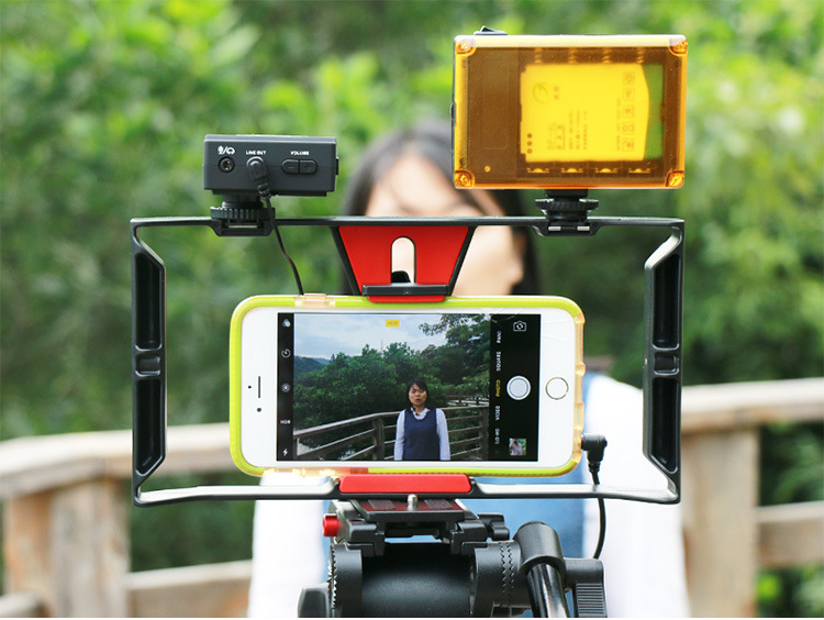 Ulanzi Smartphone video rig อุปกรณ์สำหรับติดไมค์ ไฟLEDกับมือถือทุกรุ่น