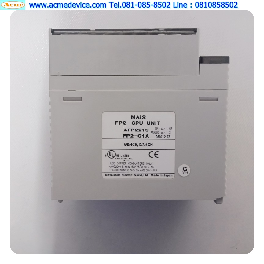 PLC Nais รุ่น FP2-C1A, AFP2213, CPU UNIT