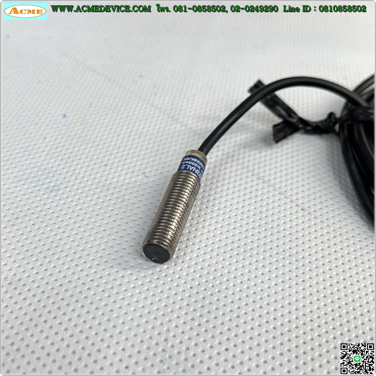 Proximity Telemecanique รุ่น XS108B3NAL2, M8, ระยะ 2.5mm, NPN, NO, 3Wire, Inductive