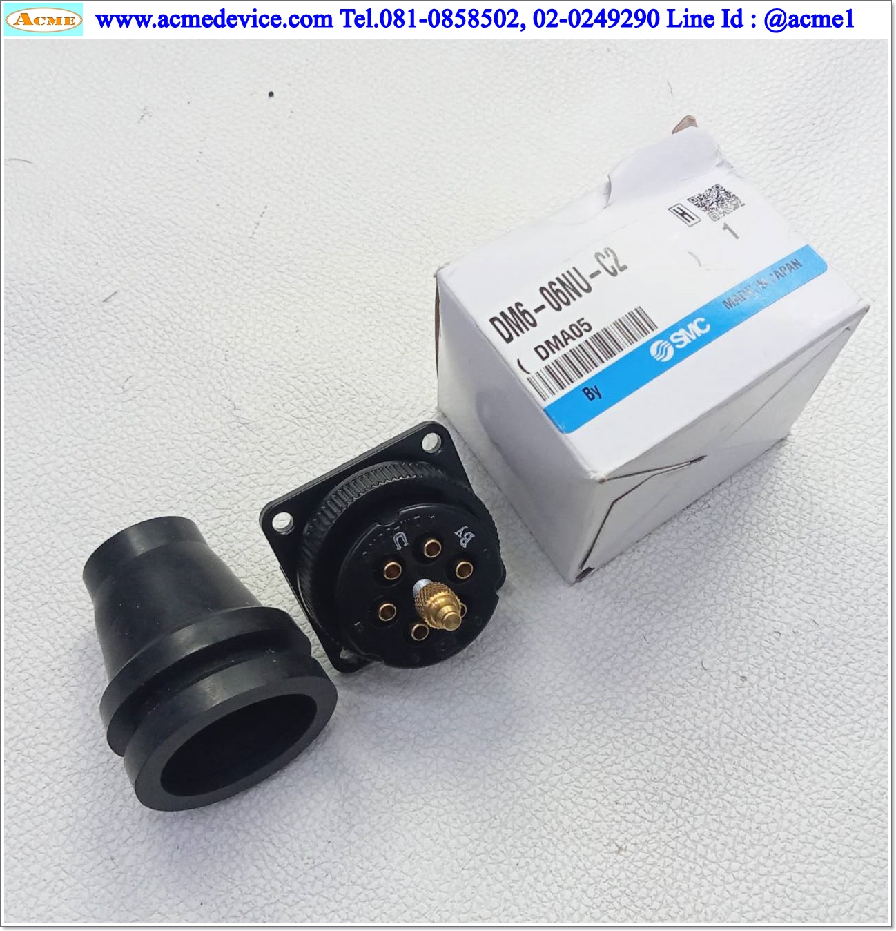 Multi connector SMC รุ่น DM6-06NU-C2, Tube 6 mm., 6 Connecting
