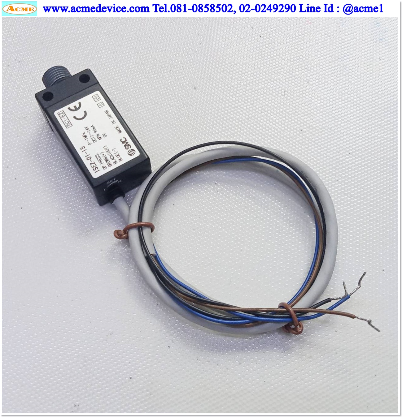 Pressure SMC รุ่น ISE2-01-15, 0 to 1MPa, NPN
