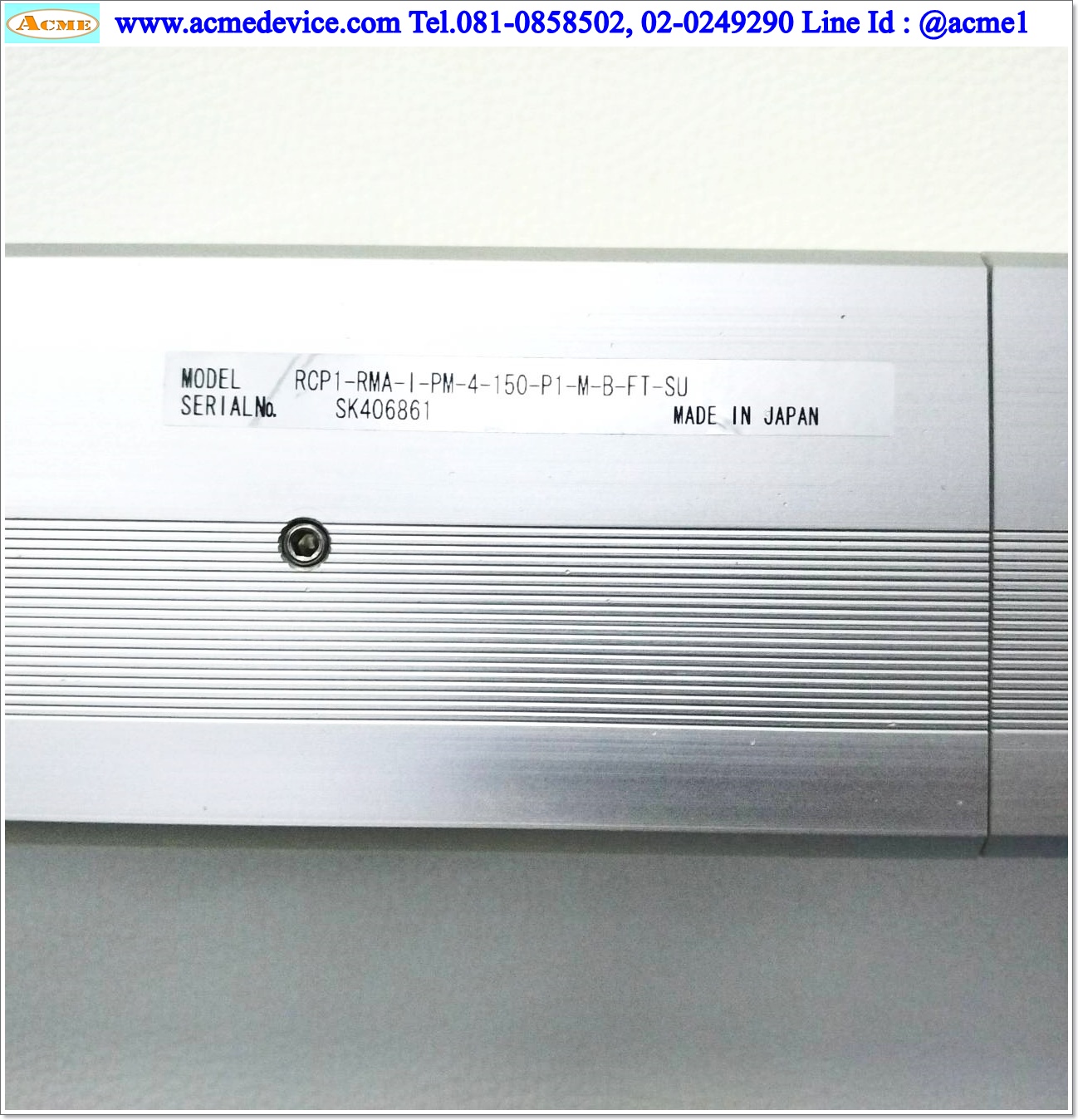 Actuator IAI รุ่น RCP1-RMA-I-PM-4-150-P1-M-B-FT-SU, Stroke 150 mm.