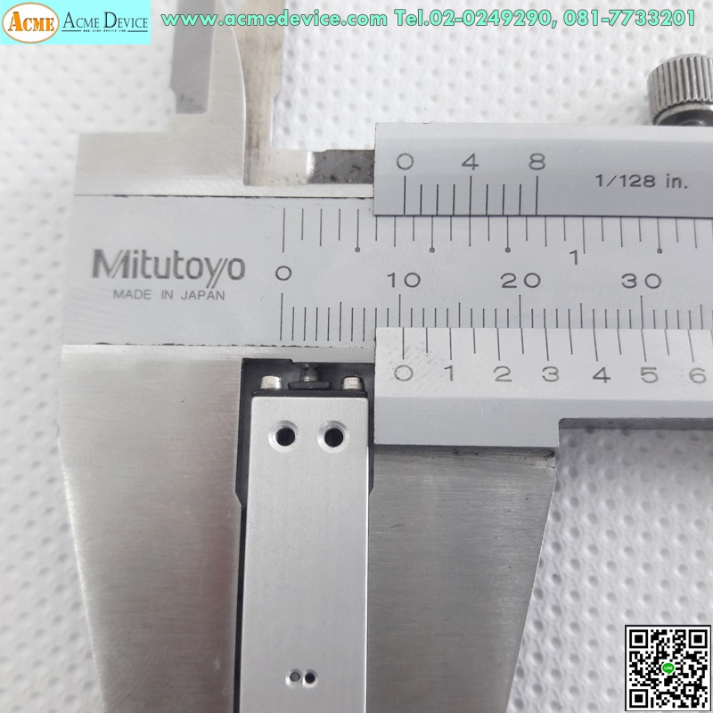 Linear Ball Slide Del-tron รุ่น CA-3AC, 10 mm x 48 mm, Stroke 4 mm