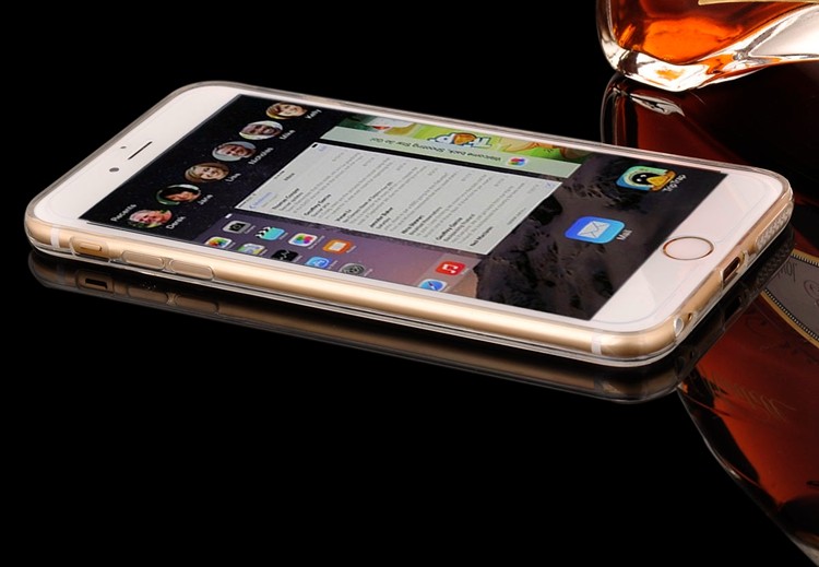 เคสสำหรับโทรศัพท์มือถือ iPhone 6/6s 4.7" TPU Ultraslim (สีเงิน/ทอง/ชมพูโรส) OEM แท้