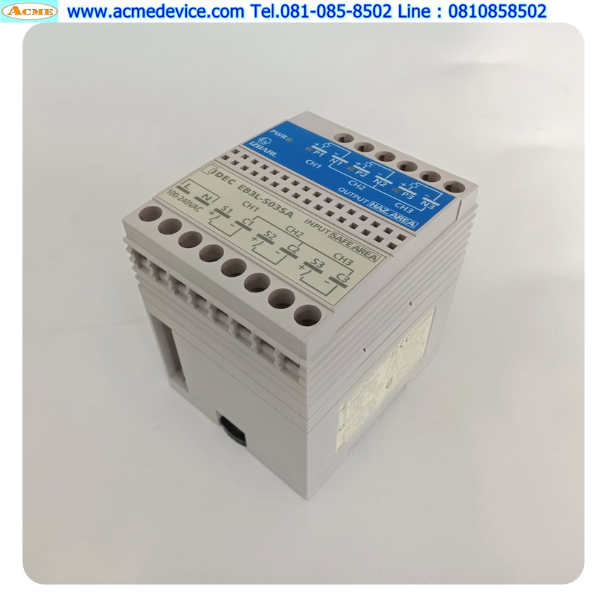 Relay Idec รุ่น EB3L-S03SA, IZBARL, 100-240VAC