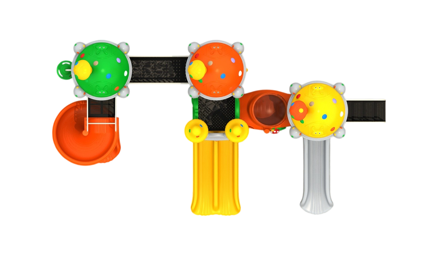 ชุด ป้อมเห็ดพาเพลิน เครื่องเล่นสนามกลางแจ้งและในร่ม