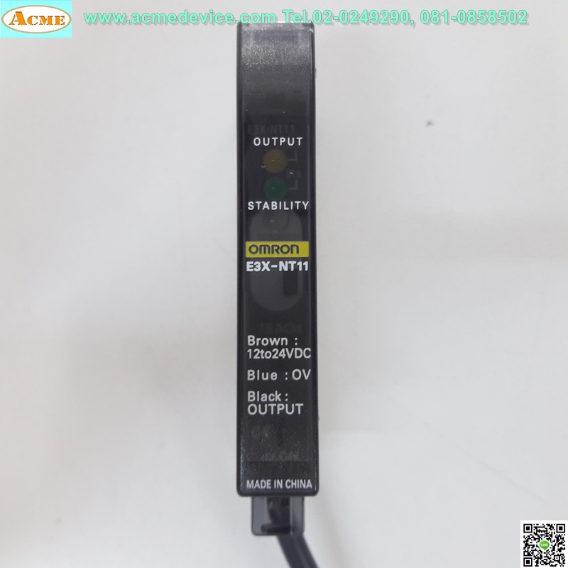 Fiber Amp Omron รุ่น E3X-NT11 (NPN)