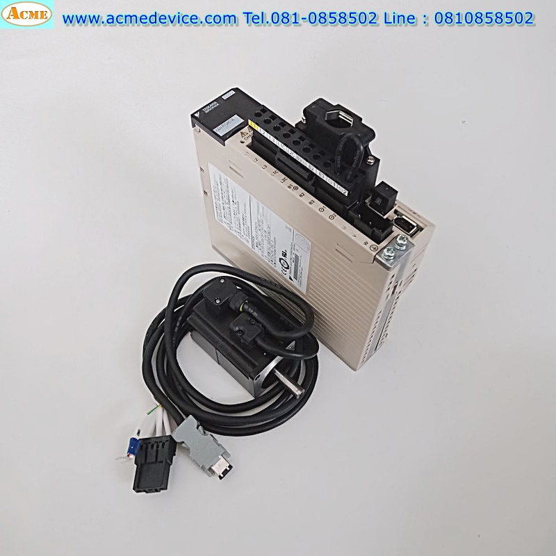 Servo Drive Yaskawa รุ่น SGDV-R70A01A & Motor SGMJV-A5ADA61, 50W