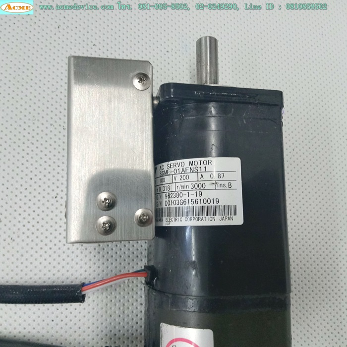 Servo Motor Yaskawa รุ่น SGME-01AFNS11, 100w