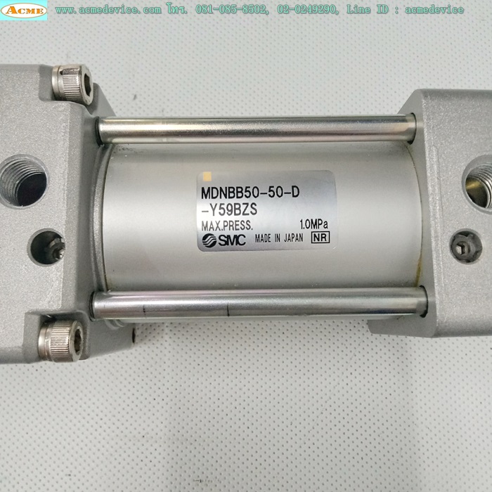 Air Cylinder SMC รุ่น MDNBB50-50-D-Y59BZS, Bore 50 mm., Stroke 50 mm.