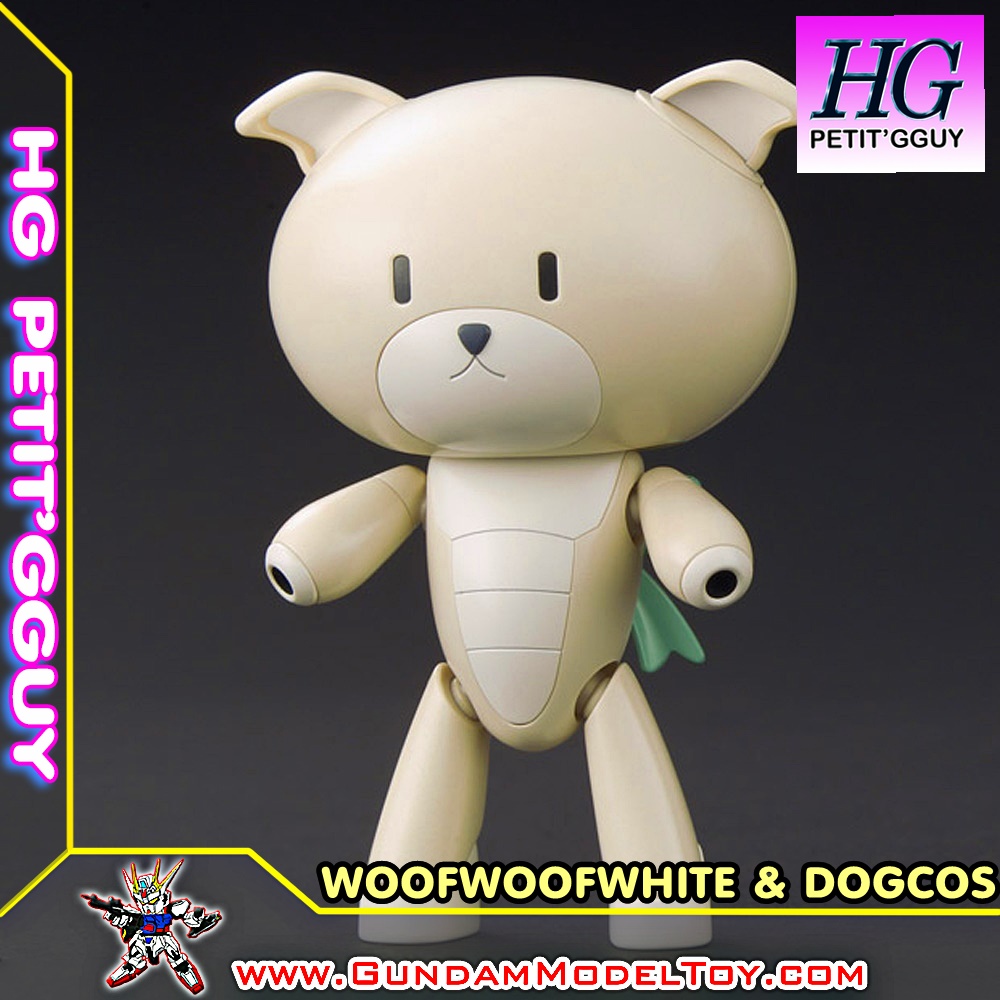 BANDAI HG PETIT'GGUY WOOFWOOFWHITE & DOGCOS เพททิท กาย วูฟวูฟไวท์ & ด็อกคอส โมเดล กันดั้ม กันพลา PS TOYLAND