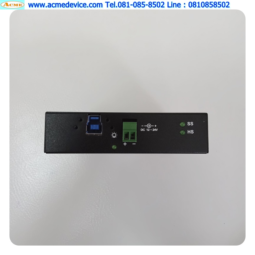 Hub USB 3.0 รุ่น U3H414E2, 12-24Vdc, 4 Port (สาย 1 m.)