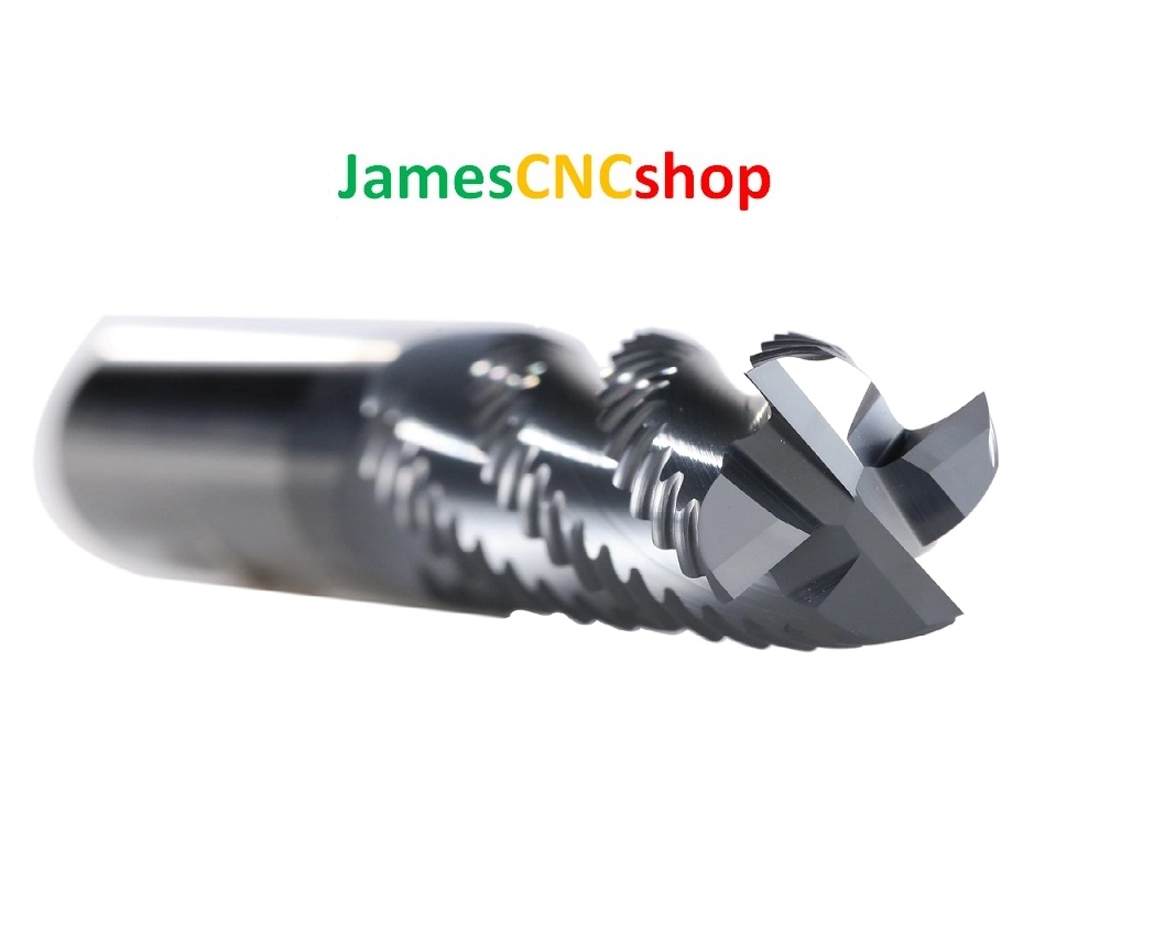 คาร์ไบด์End Mill 4 ฟัน เครื่องกัดCNC Bits Router Bitสำหรับ50 Hrcโลหะหยาบเครื่องจักรกล6มม.ถึง20มม.