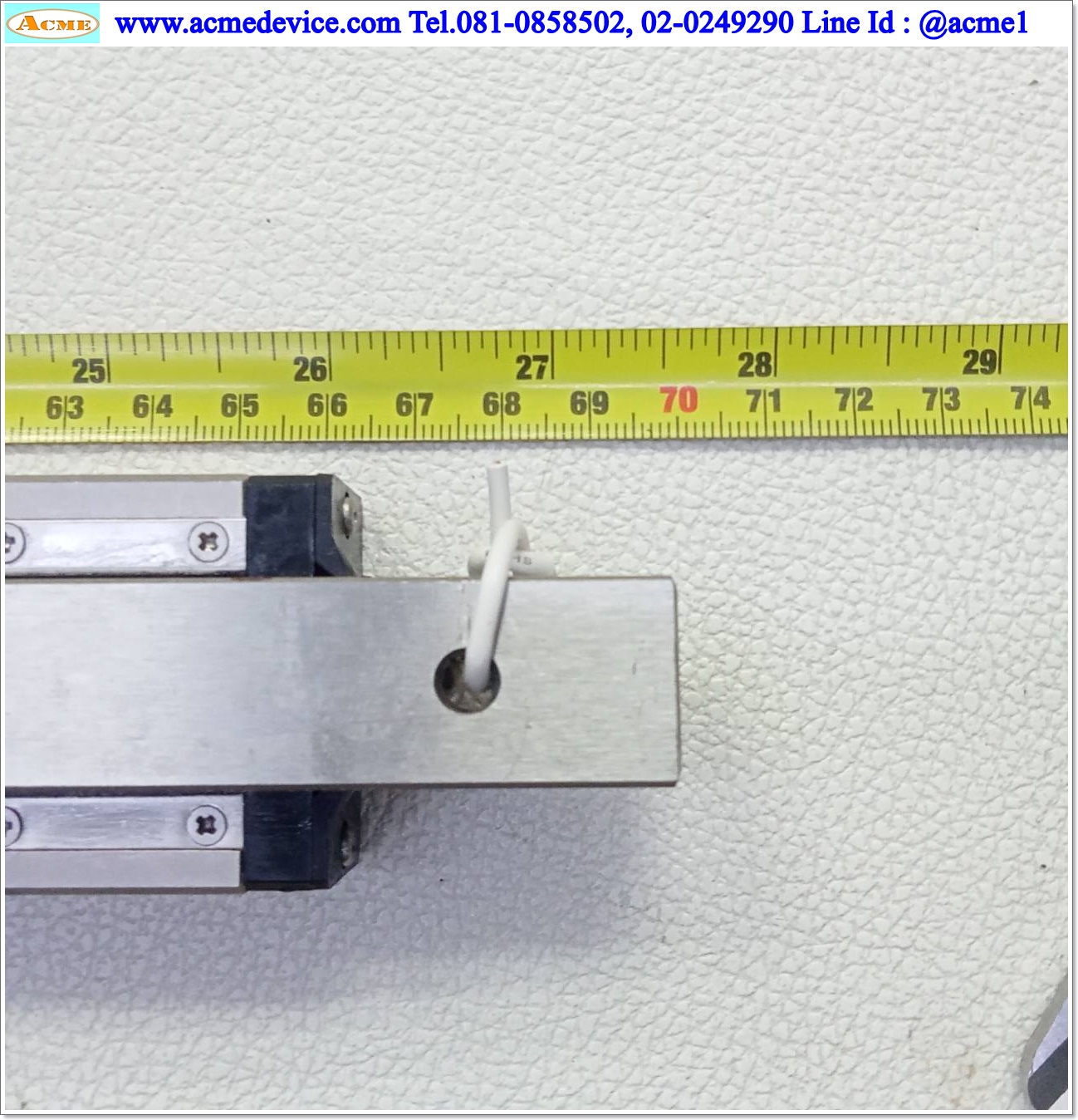 Linear Block and Rail Misumi รุ่น SSXR28, รางสไลด์ขนาด 20 mm x 700 mm. (2 Block)