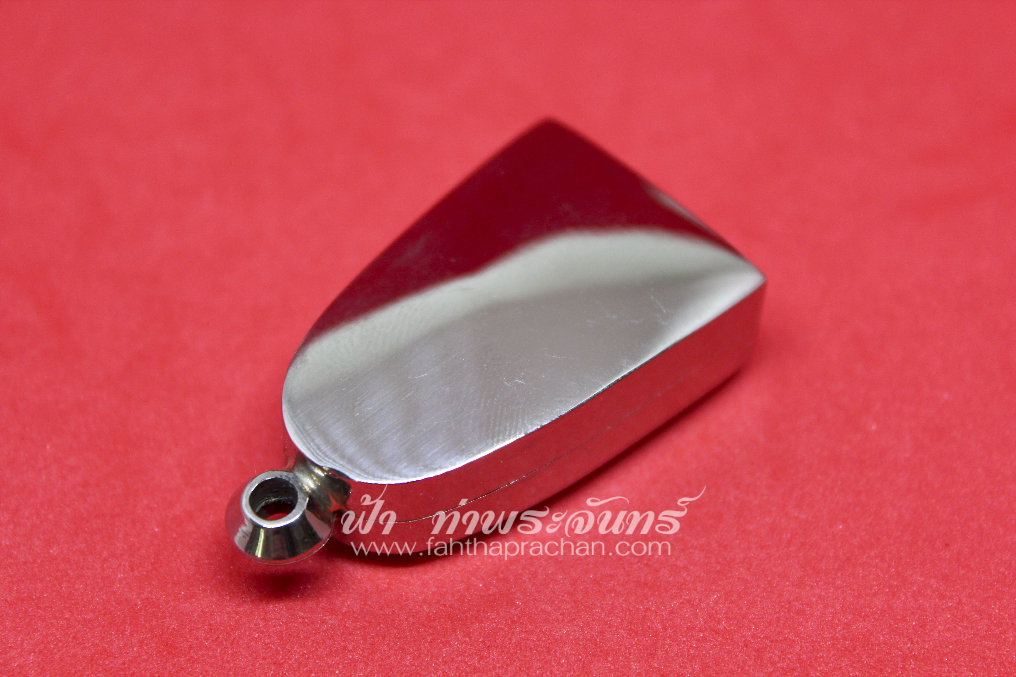 ตลับปู่ทวด หลังหนังสือ หน้าเดียว สแตนเลสพุก