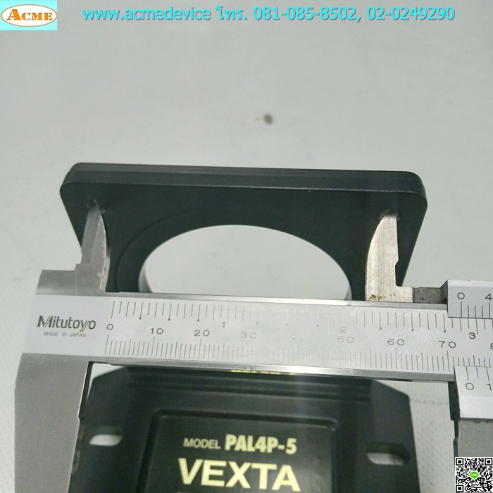 หน้าแปลนมอเตอร์ Oriental Motor รุ่น PAL4P-5, ระยะรูยึด 70 mm., Dia. 60 mm.