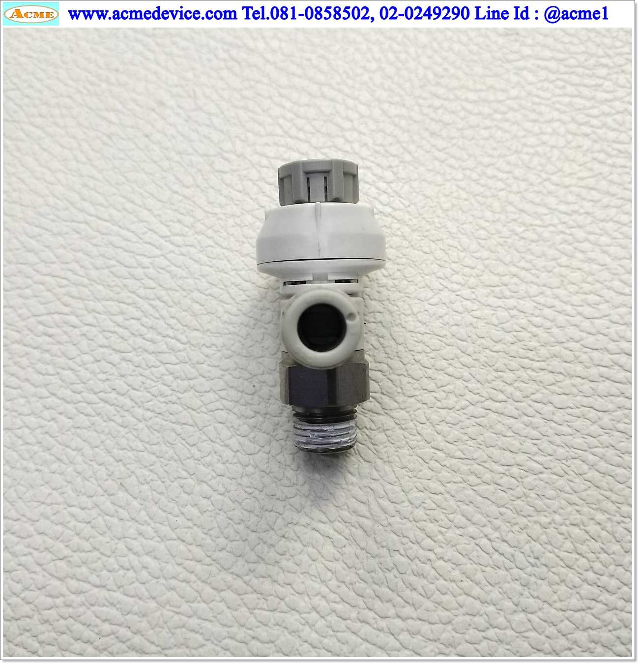 Speed Control with Indicator SMC รุ่น AS2201F, AS2201FS, 1/8, สายลม 6 มม.