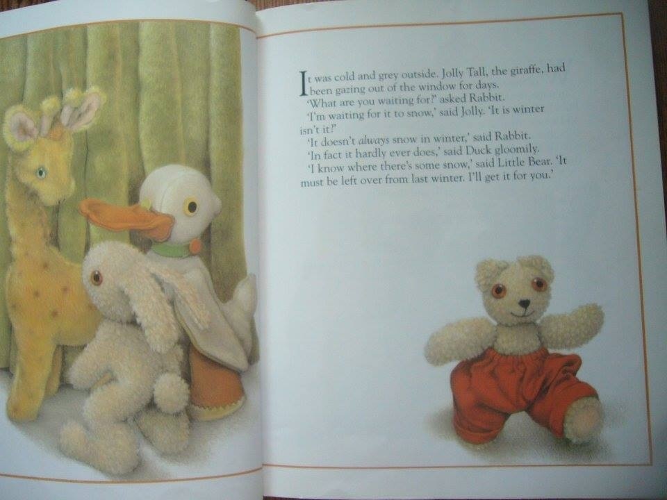 (4แถม4) Jolly Snow (Old Bear and Friends) by Jane Hissey ราคา 95